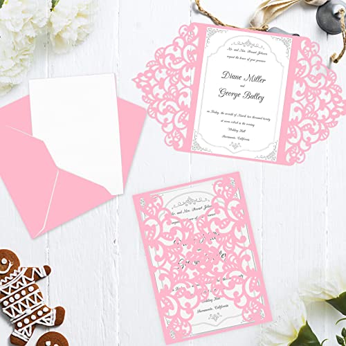 100 Sheets Pink Cardstock 8.5 x 11 Thick Paper, Goefun 80lb Card Stock Printer Paper for Arts & Crafts, Presentations, Stationary Printing - color: pink