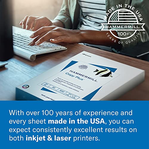Hammermill Cardstock, Premium Color Copy, 80 lb, 8.5 x 11 - 1 Pack (250 Sheets) - 100 Bright, Made in the USA Card Stock, 120023R, White - size: 1 Pack | 250 Sheets