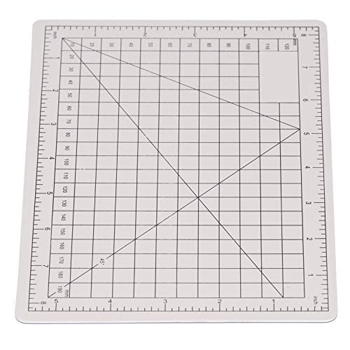 Cutting Mat, Self Recovery PVC Engraving Pad with Size Grid Lines for Writing Painting Craft Paper Carving, 22 x 15cm