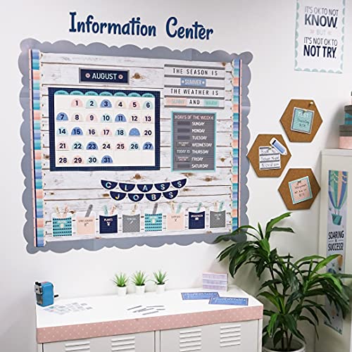 CTP Stylish Blue Punch-Out Letters for Classroom – Essential Homeschool Supplies – Top Back To School Supplies 8578