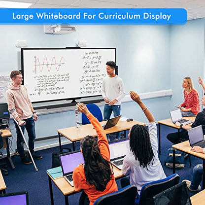 maxtek 72 x 40 Double Sided Rolling Whiteboard, Mobile Whiteboard Magnetic White Board - Large Reversible Dry Erase Board Easel Standing Board on Wheels with Stand (72 x 40 Black) - size: 40"W x 72"H, style: Black