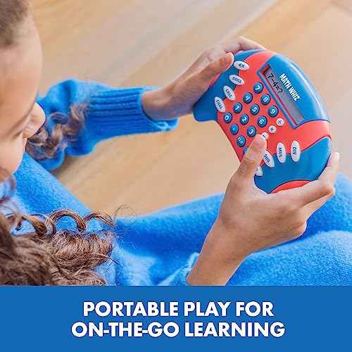 Educational Insights Math Whiz - Electronic Math Games for Kids Ages 6-8, Handheld Math Game, Addition and Subtraction Toys, Multiplication and Division Games for First Graders, Kids Learning Game