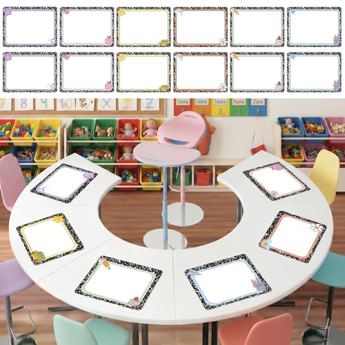 Lincia 12 Pcs Large 12'' Dry Erase Dots for Classroom Table Composition Dry Erase Circles Removable Sticker Spots for Whiteboards, Desks, Wall Decals, Student, Teacher School Supplies - color: Classic