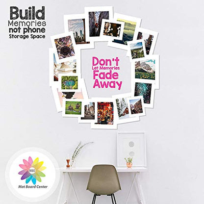 Mat Board Center, Pack of 25, 18x24 White Backing Boards, 4-Ply Thickness Cardboard for Picture/Photo/Framing Back Support - size: 18x24