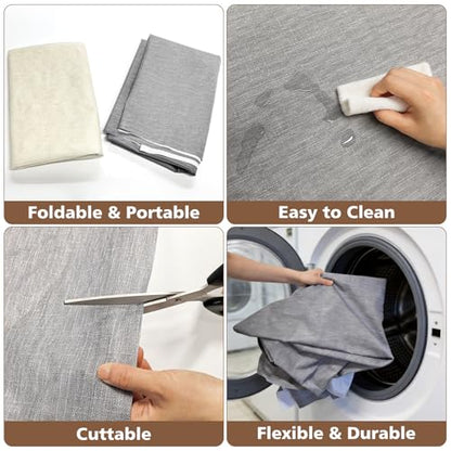 72" x 60" Craft & Painting Floor Mat, Extra Large Waterproof Splat Mat with Non-Slip Underlay, Washable Mess Mat for Arts, Crafts, Painting and Playdough