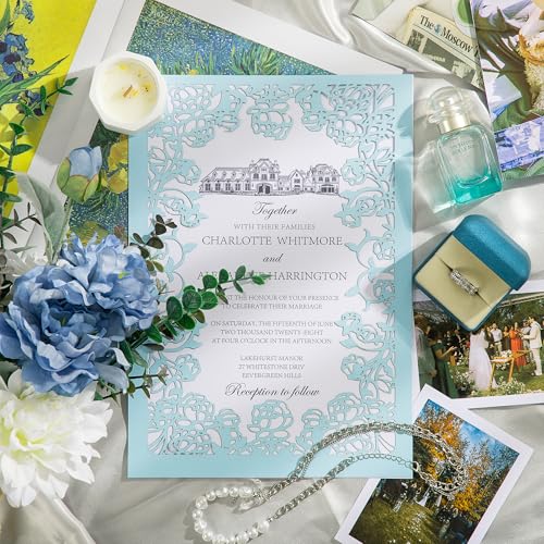 20 Sheets Light Blue Cardstock 12" x 12" Card Stock 250gsm/92lb Thick Construction Paper for Cricut, Scrapbook, Crafts, Card Making UAP34LB20 - color: Light Blue