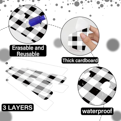 150 PCS Large 7" Bulletin Board Letters Set, Black White Checkered Classroom Alphabet Cutouts Letter for Bulletin Board Display Home School Class, A Great Helper to Inspire Students' Learning Interest - style: Black & white checkered