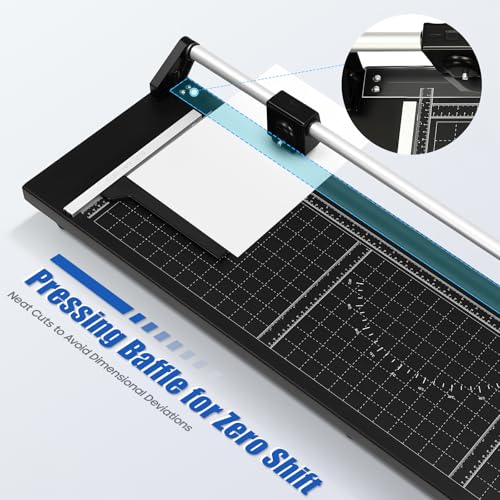 36 Inch Rotary Trimmer Paper Cutter,Rotary Paper Cutter Paper Trimmer for Crafting & Scrapbooking Supplies for A4 Cardstock Photo Label with Precise Positioning - color: 36 Inches