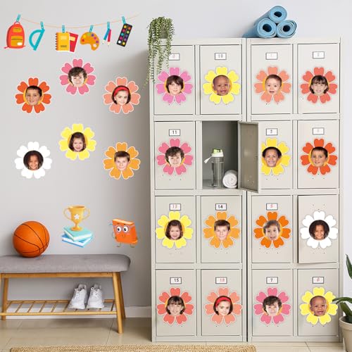 60pcs Spring Theme Flower Cutouts Boho Daisy Bulletin Board Decoration Back to School Flower Paper Cut-Outs Classroom Decor for Kids Classroom DIY Craft Photo Kindergarten Preschool Wall Door Supplies - style: Spring Boho Daisy Flower