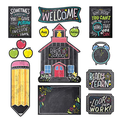 CTP Chalk It Up! School Time Fun Bulletin Board (Creative Teaching Press 10872) - color: Chalk It Up