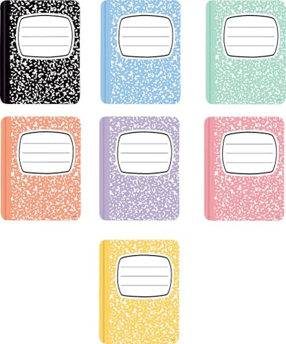 Teacher Created Resources Cool for School Composition Books Accents (TCR9331)