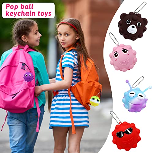 30 Pack Animal Pop Balls Party Favors for Kids,3D Pop Balls Fidget Toys,Birthday Gifts for Boys & Girls,Goodie Bag Stuffers,Pinata Stuffers Filler,Carnival Prizes,Treasure Box Toys,Kids Prizes - style: 30PCS Animal Pop balls