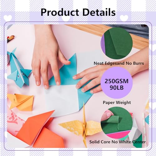 15 Sheets White Cardstock 12"x12",250gsm/90lb Heavyweight Cardstock Paper, Thick and Smooth Card Stock Perfect for Card Making, Scrapbooking and Crafts - color: White