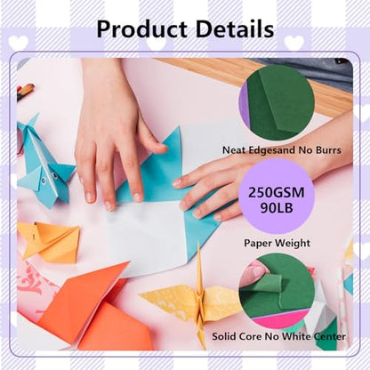 15 Sheets Green Cardstock 12"x12",250gsm/90lb Heavyweight Cardstock Paper,Thick and Smooth Card Stock Perfect for Card Making, Scrapbooking and Crafts - color: Green
