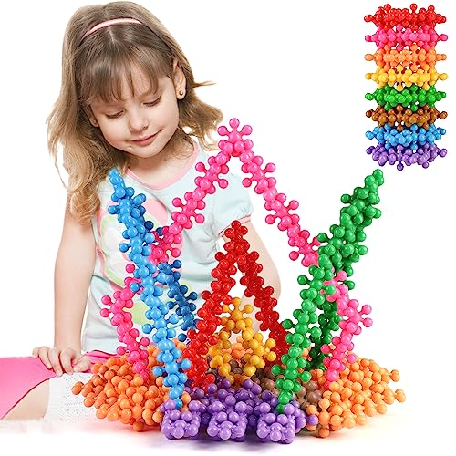 TOMYOU 200 Pieces Building Blocks Kids STEM Toys Educational Discs Sets Interlocking Solid Plastic for Preschool Boys and Girls Aged 3+, Safe Material Creativity - style: 200 PCS