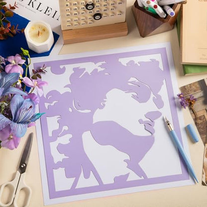20 Sheets Light Purple Cardstock 12" x 12" Card Stock 250gsm/92lb Thick Construction Paper for Cricut, Scrapbook, Crafts, Card Making UAP34LP20 - color: Light Purple