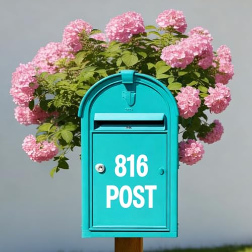 174 Letter Stickers Vinyl Alphabet Stickers Large Mailbox Numbers Self Adhesive Scrapbooking Sticker for Address Number Classroom Bulletin Board Home Crafts Notebook Laptop Poster(15,White,3 Inch) - color: White, size: 3 Inch