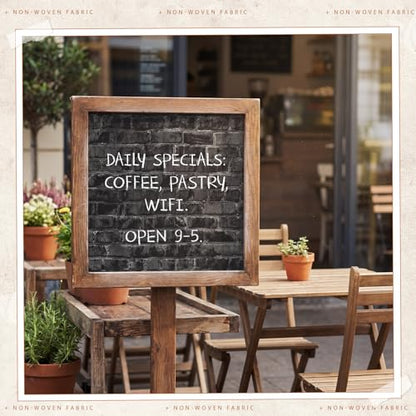 Breling Black Non-Woven Brick Bulletin Board Roll Heavy Duty Reusable Waterproof Erasable Bulletin Board 24inch*60ft Fade Resistant Wrinkle Resistant Poster Fabric Background Roll for Classroom - color: Black