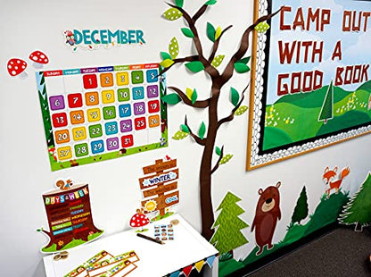 CTP Woodland Friends Calendar Set Bulletin Board, Classroom Displays (Creative Teaching Press 8006) - color: Woodland Friends