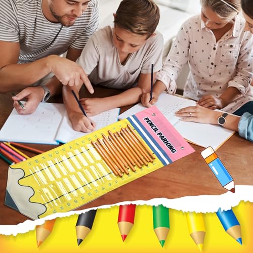 Pencil Dispenser Parking Pocket for Classroom Magnetic Pencils Hanging Chart Organizer Anchor Holder for 2026 Back to Schoo New School Year Teacher Must Have(Pencil) - style: Pencil