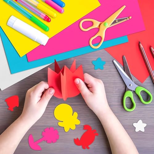 30 Pcs Poster Board Colorful Paper 12x18, ROOKEA Vision Boards Bulk Blank Graphic Display Posterboard Card Paper for Arts Craft Projects Drawing Scrapbooking - size: 12" x 18"