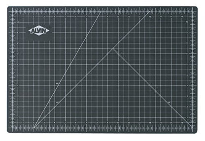 ALVIN GBM Self-Healing Cutting Mat 48 x 96 inch | Double-Sided Green/Black | 5-Layer Gridded Surface for Arts, Crafts and Sewing - Model GBM4896 - size: 96"L x 48"W