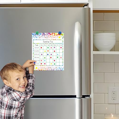 Utron 80 Pack Reward Chart for Kids, Incentive Chart Behavior Chart for Kids at Home, 2 Designs with 2160 Star Sticker, Kids Chore Chart, Sticker Chart for Kids Behavior