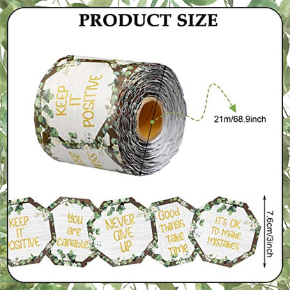 Panelee Inspirational Eucalyptus Border 68.9 Feet Bulletin Board Border Butterflies Flowers Bee Space Inspirational Cute Decor for Classroom Bulletin Boards Chalkboard Wall Decor - style: Eucalyptus