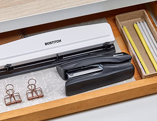 Bostitch Office Heavy Duty Stapler, 40 Sheet Capacity, No Jam, Full Strip, For Classroom, Office or Desk, Black - color: Black, style: Full Strip