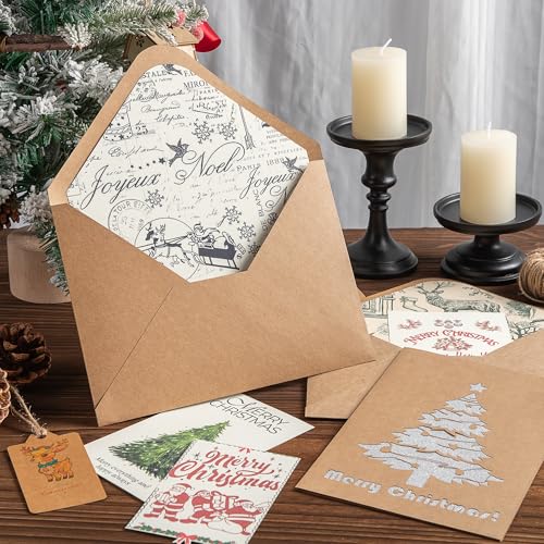 20 Sheets Brown Kraft Cardstock 12" x 12" Card Stock 250gsm/92lb Thick Construction Paper for Cricut, Scrapbook, Crafts, Card Making UAP34DB20 - color: Brown Kraft