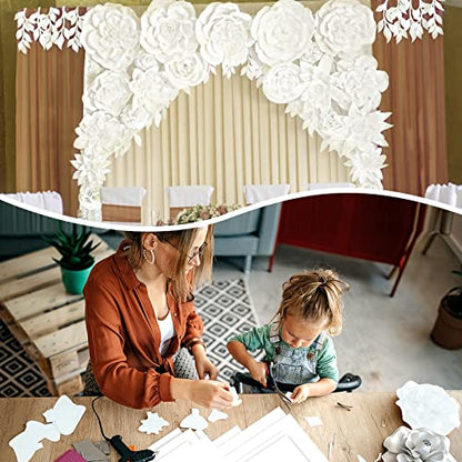 100 Sheets White Cardstock 8.5 x 11 Certificate Paper, Goefun White Card Stock Printer Paper for Invitations, Menus, Wedding, DIY Cards - color: white