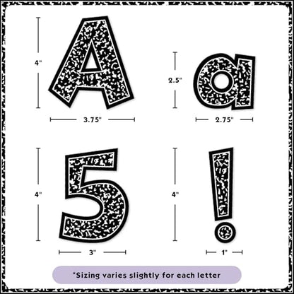 Teacher Created Resources Composition 4" Fun Font Letters Combo Pack (TCR9328)