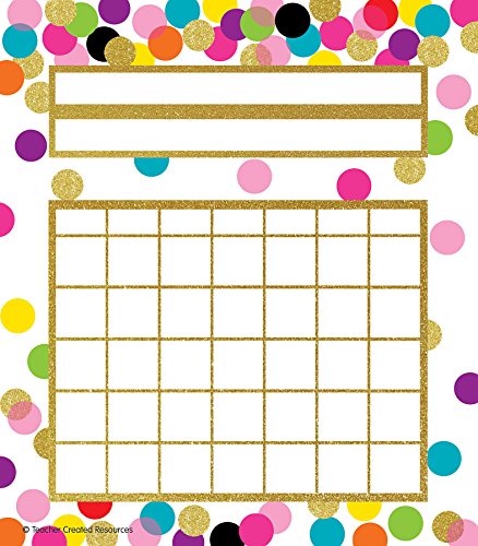 Teacher Created resources Confetti Incentive Charts (TCR5887)