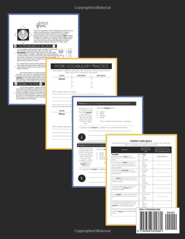 Using Context Clues to Build Vocabulary: 3rd & 4th grade reading comprehension, task cards, and other activities