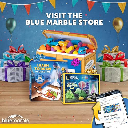 National Geographic Glow-in-the-Dark Solar System Model Kit for Kids - Build & Paint a 3D Planetary Model with Movable Arms, STEM Projects for Kids Ages 8-12, Space Themed Bedroom Decor - style: Solar System Model