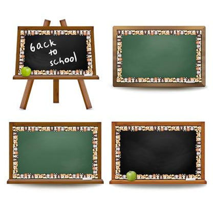 Whaline 32.8 Ft Dog Theme Bulletin Board Border Cute Cartoon Puppy Die Cut Trim Border Roll for Back to School Chalkboard Wall Decor