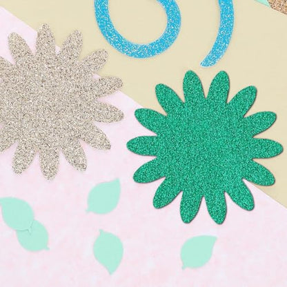 Accent Design Paper Accents Variety Pack, Glitter Cardstock, Mermaid, 8.5x11 Inch, 6 Pack, Iridescent Glitter Cardstock, Scrapbooking, Cards, and Party Decor