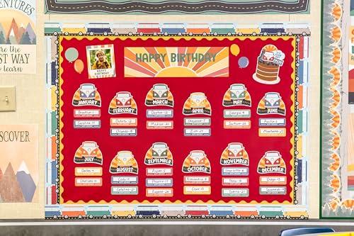 Teacher Created Resources Golden Sun Scalloped Rolled Border Trim - 50ft - Decorate Bulletin Boards, Walls, Desks, Windows, Doors, Lockers, Schools, Classrooms, Homeschool & Offices