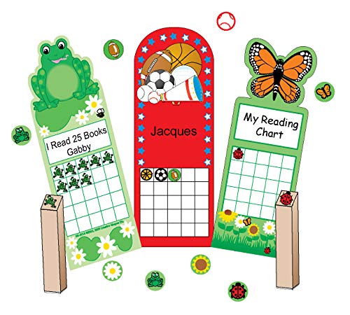 Sports Personal Incentive Chart-24 Pcs 2.75in x 7.5in Encourage Positive Reinforcement Goal Chore Homework Reading Tracker Classroom Assignments Responsibility USA Made