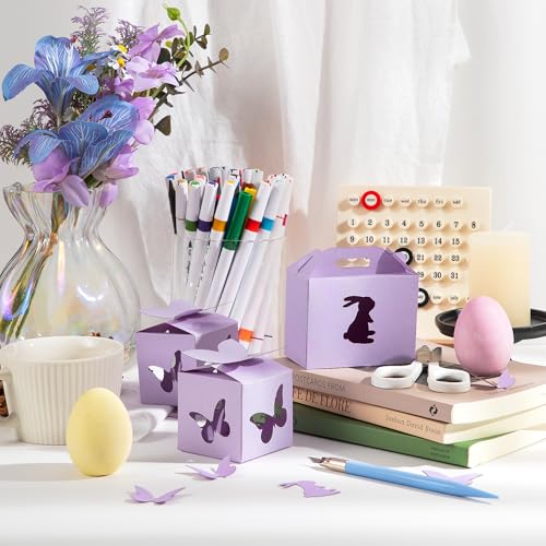 20 Sheets Light Purple Cardstock 12" x 12" Card Stock 250gsm/92lb Thick Construction Paper for Cricut, Scrapbook, Crafts, Card Making UAP34LP20 - color: Light Purple