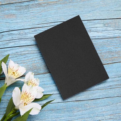 DMiotech 20 Pack Sanded Pastel Papers 10 x 15 Inch, Black Pastel Papers 160GSM Art Cardstock Papers for Artists Crayons Charcoal DIY Crafts - color: Black, size: 10 x 15 Inch