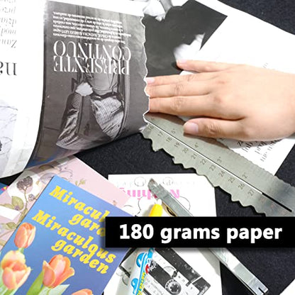 Stainless Steel Metal Paper Tearing Ruler Craft Ruler for Cutting Paper to Wavy Line Jagged and Irregular Edges 12'' Measuring Tool for Engineering School Office Architect and Drawing - style: F