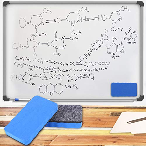 Dry Erase Erasers, 24 Pack Magnetic Whiteboard Eraser Chalkboard Eraser Dry Eraser for Classroom Office and Home (24pcs 4Colours) - color: 24pcs 4colours
