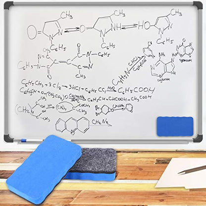 Dry Erase Erasers, 24 Pack Magnetic Whiteboard Eraser Chalkboard Eraser Dry Eraser for Classroom Office and Home (24pcs 4Colours) - color: 24pcs 4colours