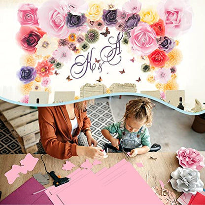 100 Sheets Pink Cardstock 8.5 x 11 Thick Paper, Goefun 80lb Card Stock Printer Paper for Arts & Crafts, Presentations, Stationary Printing - color: pink