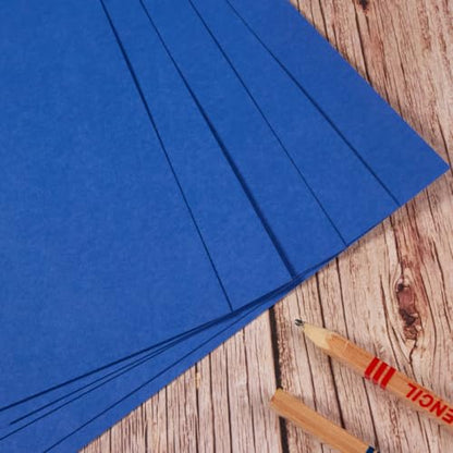 30 Sheets Cardstock Paper 8 1/2 x 11 Inches, Blue | For Crafts and Invitations - color: Blue