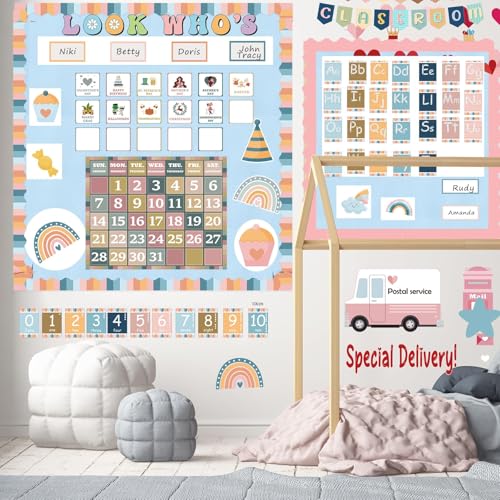 Light Blue Bulletin Board Paper Roll,14.8FTx47IN Large Reusable Waterproof Erasable Classroom Wall Background Backdrop, Fade-Resistant Fabric Wrapping Paper School Decors Teacher Supplies - color: Light Blue