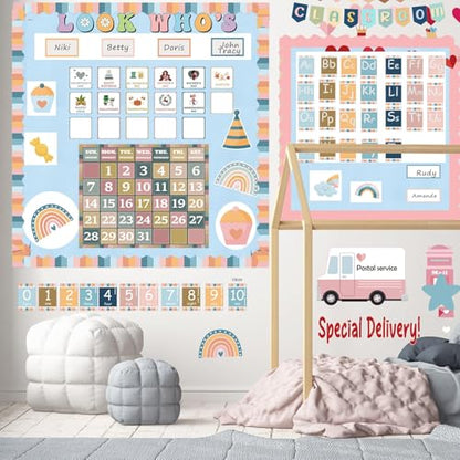 Light Blue Bulletin Board Paper Roll,14.8FTx47IN Large Reusable Waterproof Erasable Classroom Wall Background Backdrop, Fade-Resistant Fabric Wrapping Paper School Decors Teacher Supplies - color: Light Blue