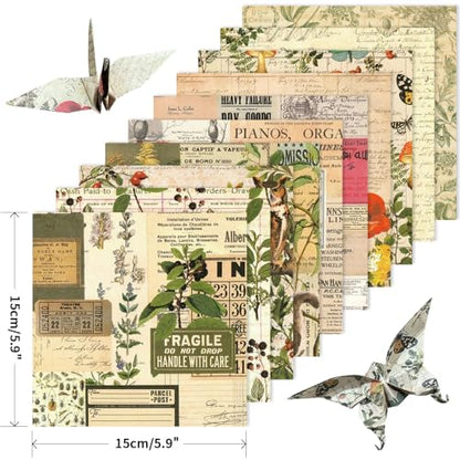 10 Pack/Sets Origami Paper Kit Double Sided 6 Inch Japanese Chiyo Square Easy Fold Arts Crafts DIY Handwork Origami Papers - color: 500sheets-10pcs sets