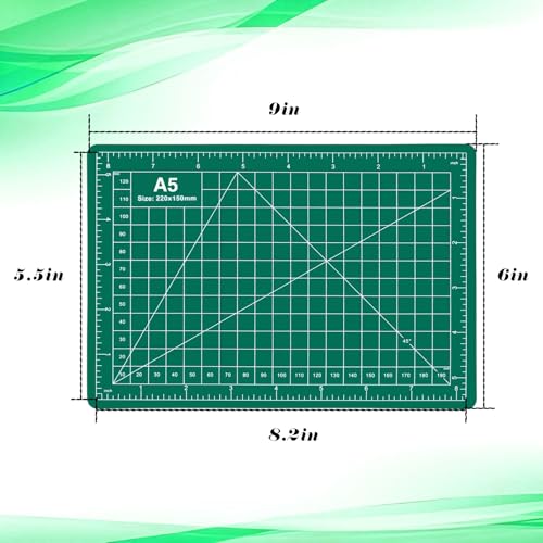A Handmade Art Cutting Pad, Fabric Cutting Pad, Used For Sewing And Measuring Fabrics, Used For DIY Production, Size 8.6 * 5.9 Inches